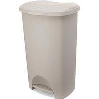 Addis Plastic Family Kitchen Utility Pedal Bin, 50 Litre, Mushroom 518038ebay