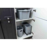 Addis Unistore 30L Made From Recycled Plastic 5 Pack (5 X 30L) Light Grey