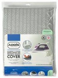 Addis 125 x 41cm Shirt Master Ironing Board Cover - Grey