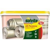 Solvite All purpose Ready for use Wallpaper Adhesive 9kg