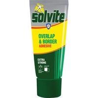 Solvite Overlap & Border, Ready to Use Wallpaper Paste for Hanging Borders & Overlapping Seams, Strong Glue, Easy-to-Use Wallpaper Glue for Quick Wallpaper Repairs, 1x240g