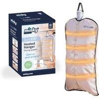 MINKY SureDri Heated Hanger - Grey & Black