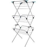 Minky 3 Tier Plus Indoor Airer with 21 m Drying Space, Silver