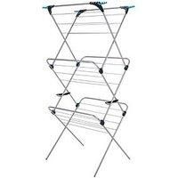 Minky 3 Tier Plus Indoor Airer with 21 m Drying Space, Silver