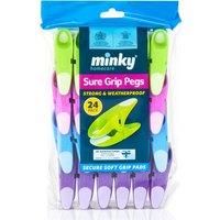 Minky SureGrip Pegs Multicoloured 12/24/48/96 Bulk Pegs Hang Dry 8733