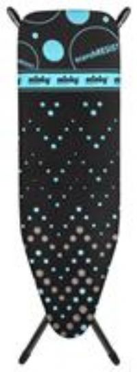 Minky 122x38cm Scorch Resist Ironing Board Cover  Black