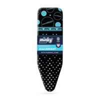 Minky 122x38cm Scorch Resist Ironing Board - Black