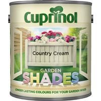 Cuprinol Garden shades Country cream Matt Wood paint 1L