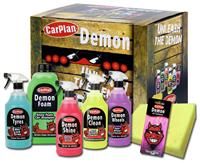 CarPlan DGP100 Demon Car Exterior Tyres Wheels & Shampoo Cleaning Gift Pack