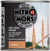 Nitromors Anti Rust UV Resistant Brush On Metal Primer Beige 250ml