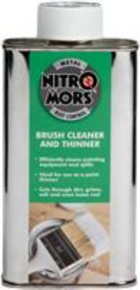 Nitromors Paint Brush Equipment Cleaner Thinner For Cleaning & Preparation 250ml