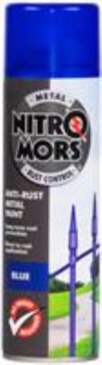 Nitromors Anti- Rust Smooth Metal Paint Blue 500ml