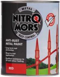 Nitromors Smooth Finish Metal Paint Red Gloss 750Ml