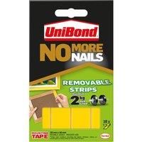 Unibond No More Nails Picture Hanging Strips Double Sided Mounting Tape Adhesive