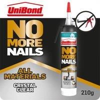 UniBond No More Nails Compressed Air - Crystal Clear - 210g