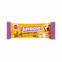 Pedigree Jumbone Adult Medium Dog Treat Chicken & Lamb 2 Chews 180g  wilko