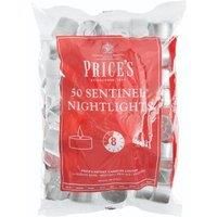 Price's Pack of 50 Sentinel Nightlights Candles