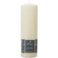 Unscented Thick Round White Christmas Table Church Pillar Candles Long Lasting