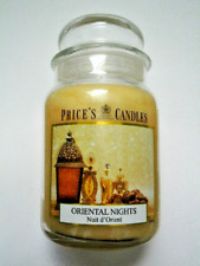 Prices Candle Large Classic Scented Jar Candle ORIENTAL NIGHTS sensual cosy warm