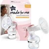 Tommee Tippee Manual Breast Pump with soft, cushioned silicone cup and narrow neck for hand strain reduction