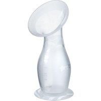 Tommee Tippee Silicone Manual Breast Pump and Let Down Catcher to Express, Relieve or Catch Excess Milk, Includes Sterilising Lid, 100ml, Clear