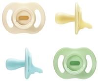 Tommee Tippee Ultra-light StayPut Dummy, One-Pice Silicone Design, 0-6m, 4 Pack