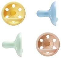 Tommee Tippee Breast-like Dummy, Lightweight, One-piece Silicone Design, Symmetrical Teat, 0-6m, 4 Pack