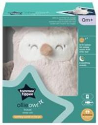 Tommee Tippee Mini Travel Sleep Aid with White Noise, CrySensor, USB-Rechargeable and Machine Washable, Ollie the Owl