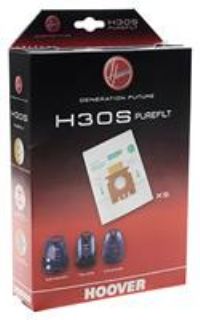 Hoover Genuine H30+ Purefilt Paper Bags for the Telios, Sensory Cylinders