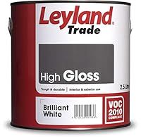 Leyland Trade 264604 High Gloss, Brilliant White, 2.5 Litre