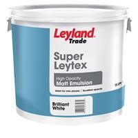 Leyland Matt Emulsion Paint Pure Brilliant White - 10L Dulux Available