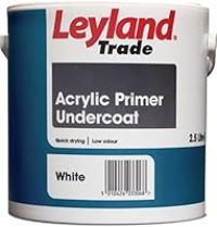 Leyland Trade 264365 Acrylic Primer Undercoat, White, 2.5 Litre