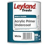 Leyland Trade 300870 Acrylic Primer Undercoat, White, 750 ml (Pack of 1)