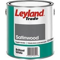 Leyland Trade - Satinwood - Wood & Metal - 2.5L - Brilliant White