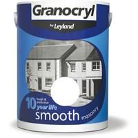 Leyland 303140 Granocryl Smooth Masonry, Brilliant White, 5 Litre