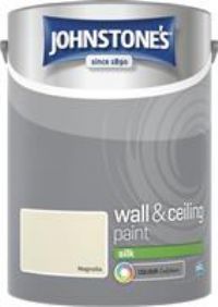 Johnstone/'s - Wall & Ceiling Paint - Antique Cream - Silk Finish - Emulsion Paint - Fantastic Coverage - Easy to Apply - Dry in 1-2 Hours - 12m2 Coverage per Litre - 5L