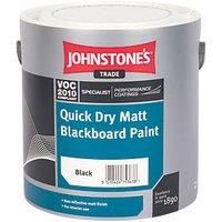 Johnstones Matt Blackboard Paint Black 2.5Ltr (2954H)