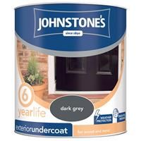 Johnstone/'s Exterior Hardwearing Undercoat - Dark Grey 750ml