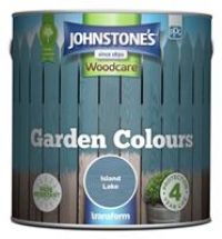 Johnstone/'s 309295 - Garden Colours - Exterior Paint - Fade Resisting - Suitable for Exterior Wood - Island Lake - 2.5 L