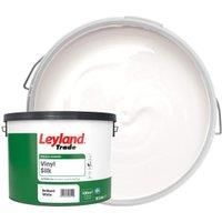 Leyland Trade Tradesman Trade White Vinyl silk Emulsion paint 10L