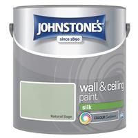 Johnstone's 389452 Wall & Ceiling Silk, Natural Sage, 2.5 Liters