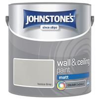 JOHNSTONES RETAIL WALL & CEILING MATT VENICE GREY 2.5L