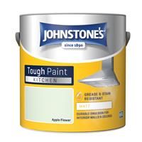 Johnstone/'s - Kitchen Paint - Apple Flower - Matt Finish - Grease & Stain Resistant - Suitable for Kitchen Walls & Ceilings - Highly Durable - Low Odour - 12m2 Coverage per Litre - 2.5L