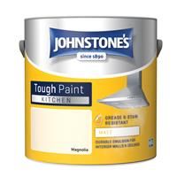 Johnstone/'s - Kitchen Paint - Magnolia - Matt Finish - Grease & Stain Resistant - Suitable for Kitchen Walls & Ceilings - Highly Durable - Low Odour - 12m2 Coverage per Litre - 2.5L