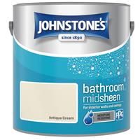 Johnstone's 389469 Bathroom paint, Antique Cream, 2.5 Liters