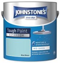 Johnstone's - Bathroom Paint - Mid Sheen - Moisture Resisting - Low Odour - Blue Shore - 2.5 L