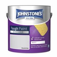 Johnstone/'s - Washable Paint - Moonlit Sky - Matt Finish - Emulsion Paint - Highly Durable - Stain Resistant - Non Toxic & Low Odour - 12m2 Coverage per Litre - 2.5L