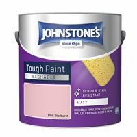 Johnstone/'s 389571 - Washable Paint - Matt - Stain Resistant - Highly Durable - Low Odour - Pink Starburst - 2.5 L