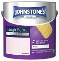 Johnstone's 389562 Washable Matt, Rosebud, 2.5 Liters