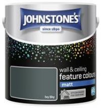 Johnstones Feature Wall Interior Matt Emulsion Ivy Sky 2.5 Litre